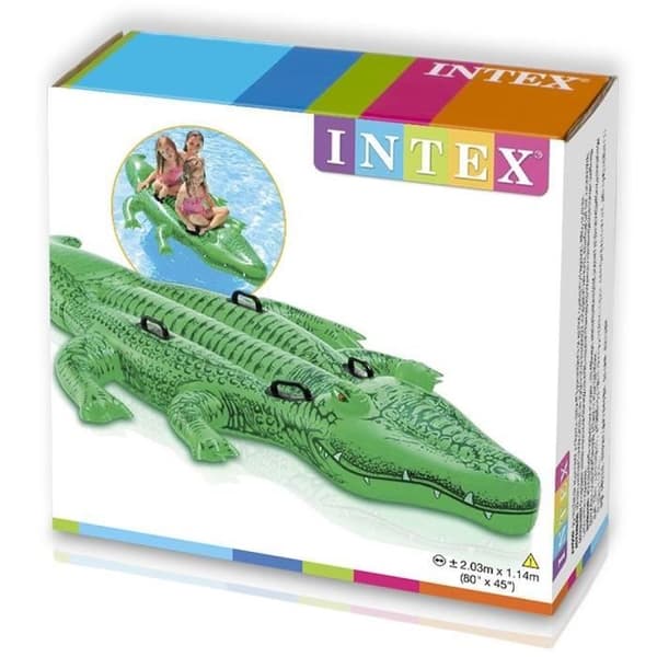 INTEX Upea krokotiili ratsastettavaksi