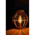 Miniatyrbillede 4 af 6: Bambus solcellelampe - Olivie - Sort
