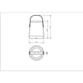 Miniatyrbillede 3 af 3: GALIX G4420 Genopladelig Bærbar Lanterne - USB 9 LED - Varm Hvid