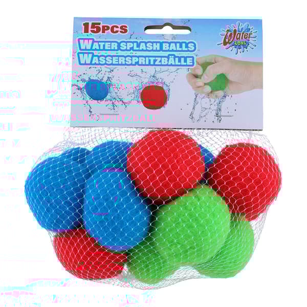 Splash ball - for lek i vannet 15-pakning