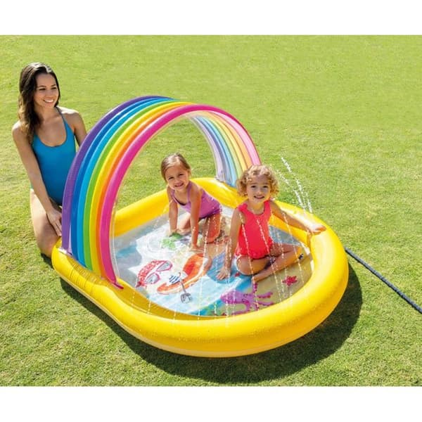 DESTOCKERING - Uppblåsbar Arc-en-ciel Pool Intex
