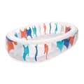 Miniatyrbild 5 av 6: Uppblåsbar pool för barn - BESTWAY - Elíptica - Oval - Testad resistent vinyl - Blå