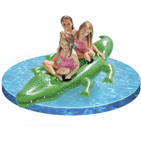 Krokodil åkbar - INTEX - Längd 193 cm - Unisex - Från 3 år