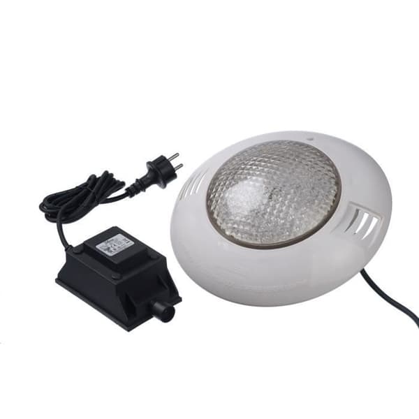 UBBINK 350 valkoinen LED-kohdevalaisin puisiin uima-altaisiin - ABS - IP68 - 24W - 12VAC/50Hz - 2 vuoden takuu