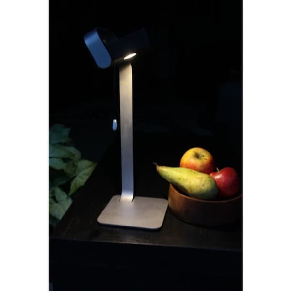 Designer solcelledrevet bordlampe - Easy - Grå