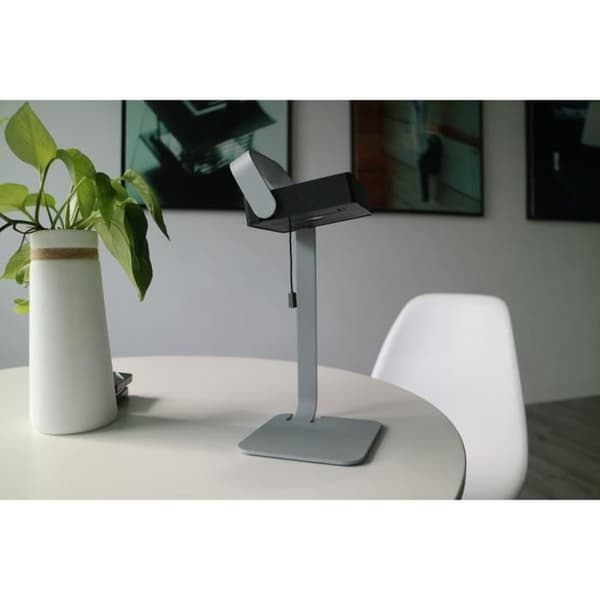 Designer solcelledrevet bordlampe - Easy - Grå