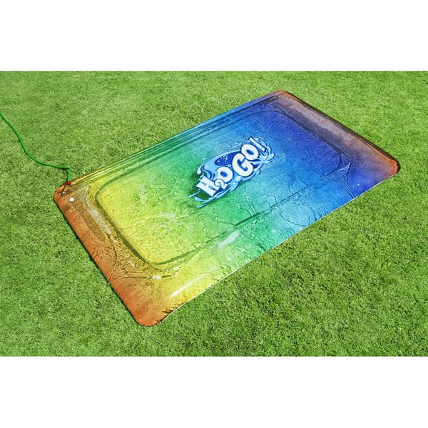 Vandrutsjebane med farverigt design, 280 × 185 cm