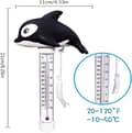 Miniatyrbillede 2 af 5: OBOSOE Pooltermometer Væske - Temperaturmåler til indendørs og udendørs pools med snor