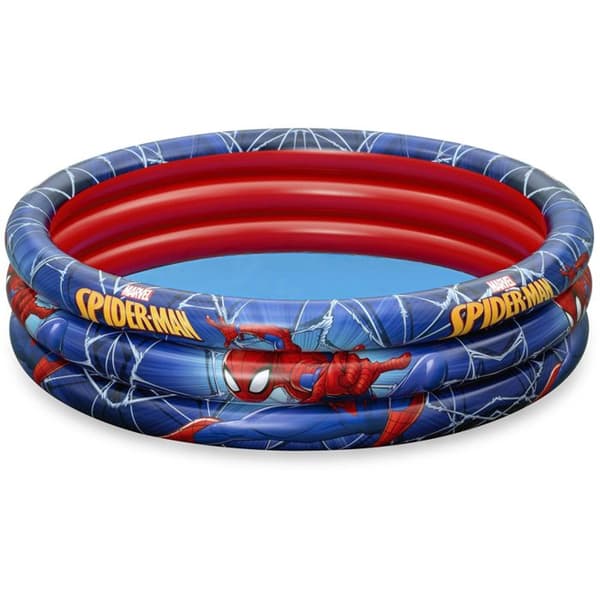 Uppblåsbar pool - Bestway - Spider Man - 122x30 cm - Vinyl - För barn över 2 år
