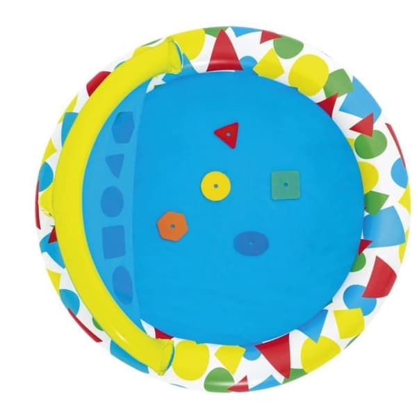 Uppblåsbar pool - Splash &amp; Learn - 120x117x46cm - Skicklighetsspel - Markis
