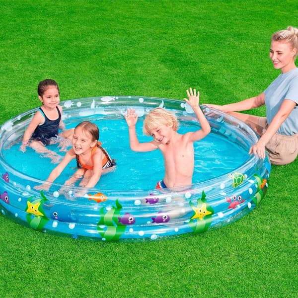 Pool - Bestway - Marin Dekor - 183x33 cm - Blå - Utomhus - Barn