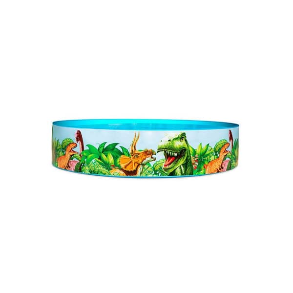 Barnpool - Bestway - Fill-N-Fun Dinosaurie - 183 x 38 cm - Vinyl - Blå