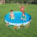 Miniatyrbild 2 av 5: Barnpool - Bestway - Fill-N-Fun Dinosaurie - 183 x 38 cm - Vinyl - Blå