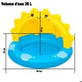 Miniatyrbild 3 av 4: Piscinette med uppblåsbar solskydd Sunny Days™