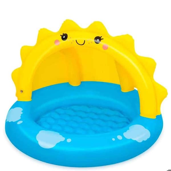 Piscinette med uppblåsbar solskydd Sunny Days™