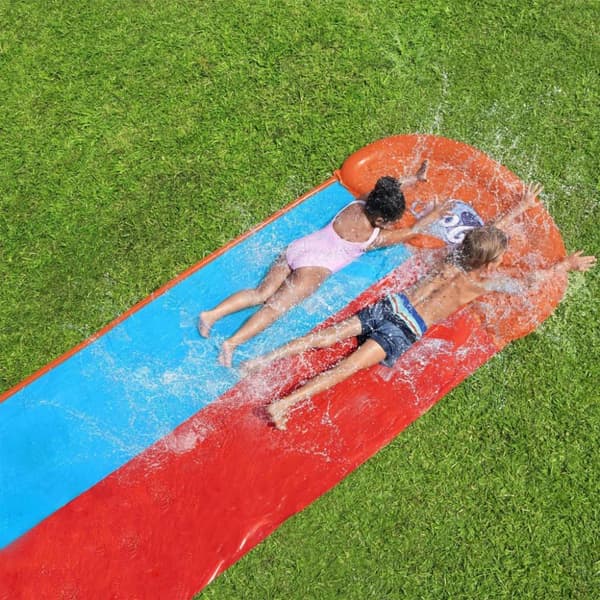 Bestway H2OGO vandrutsjebane Tsunami Splash Ramp dobbelt glidebane