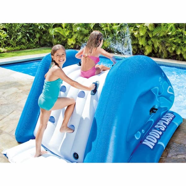 INTEX Oppblåsbar vannsklie Kool Splash blå