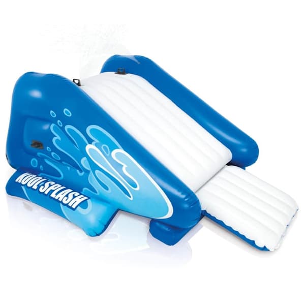 INTEX Oppblåsbar vannsklie Kool Splash blå