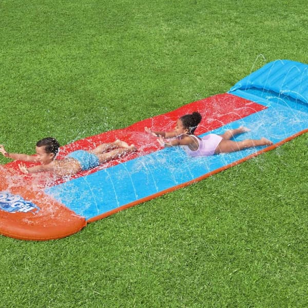 Bestway H2OGO vannsklie tsunami plaskerampe dobbel sklie