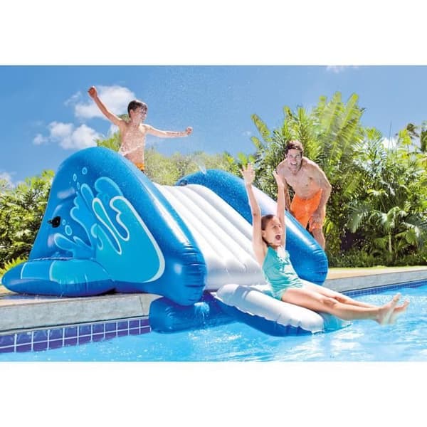 Uppblåsbar rutschkana - INTEX - För pool i marken - 6 år och äldre - 333 x 206 x 117 cm
