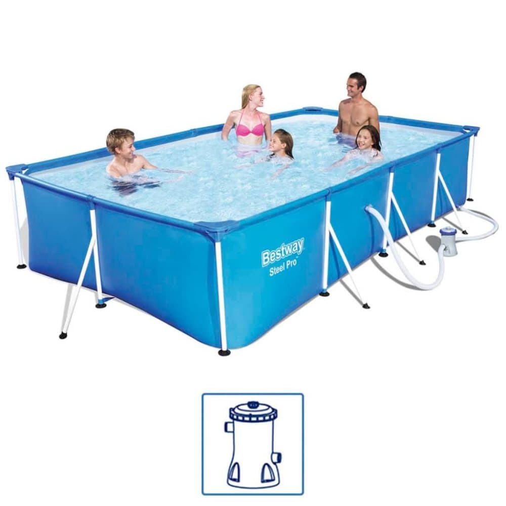 Bestway Steel Pro Poolset stålram 400x211x81 cm 56424