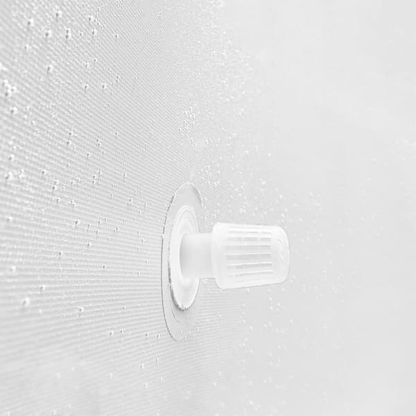 Badebassin firkantet 300 x 207 x 70 cm - grå