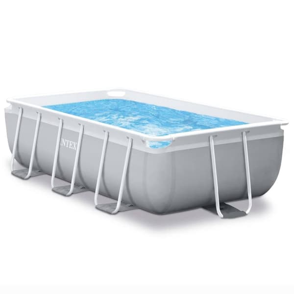 INTEX swimmingpoolsæt Prism Frame rektangulær 300 x 175 x 80 cm