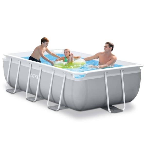 INTEX swimmingpoolsæt Prism Frame rektangulær 300 x 175 x 80 cm