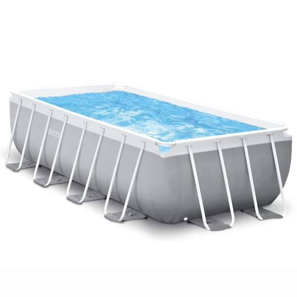 INTEX Pool set Prism Frame rektangulär 400x200x100 cm