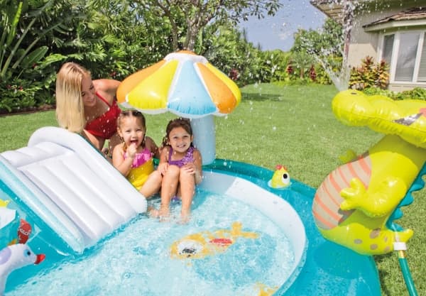 Intex Gator Play Center, 160 L, Puhallettava uima-allas, Lapsi, Monivärinen, 3,76 kg