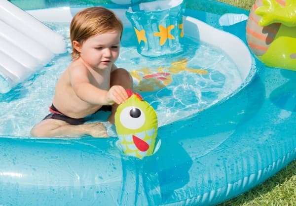 Intex Gator Play Center, 160 L, Puhallettava uima-allas, Lapsi, Monivärinen, 3,76 kg