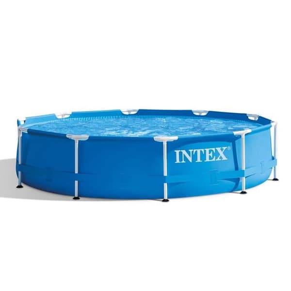 Intex metallram rund rörformig simbassäng (ø) 3,05 x (h) 0,76 m