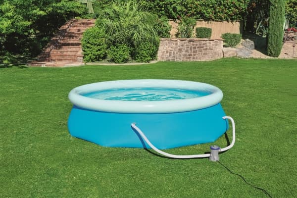 Bestway Fast Set 57270, 3638 l, Oppblåsbart basseng, Blå, 11,1 kg