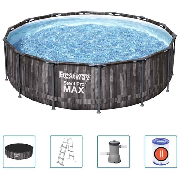 Bestway Steel Pro MAX swimmingpoolsæt rund 427x107 cm