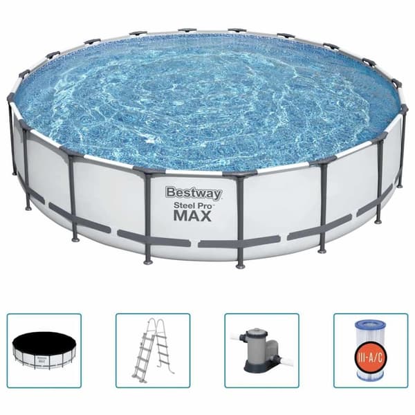 Bestway Steel Pro MAX swimmingpoolsæt 549x122 cm