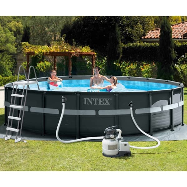 INTEX pool med Ultra XTR-stel 549x132 cm med sandfilterpumpe