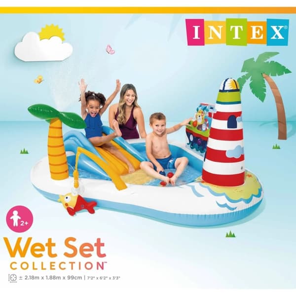 INTEX Fishing Fun Play Center vesileikkikeskus 218x188x99 cm
