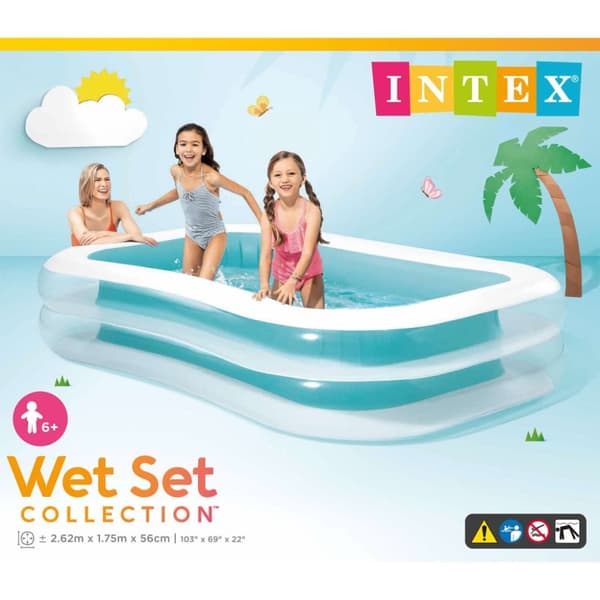 INTEX Swim Center Familiebasseng 262x175x56 cm