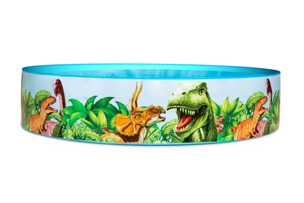 Bestway 55001, Innrammet basseng, 1612 l, Rund, 3 år, PVC, Vinyl, Flerfarget