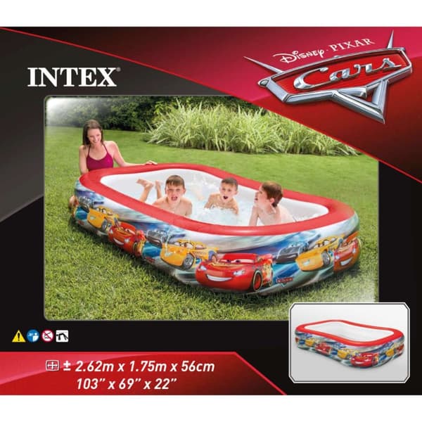INTEX Cars Uima-allas monivärinen 262x175x56 cm