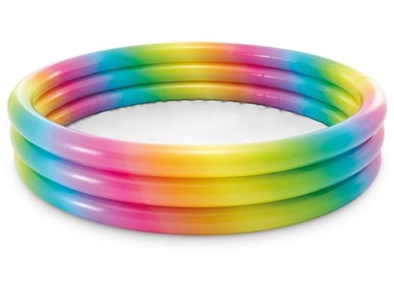 BASSENG INTEX RAINBOW OMBRE 3-RINGS 147X33 CM 330 L 2+