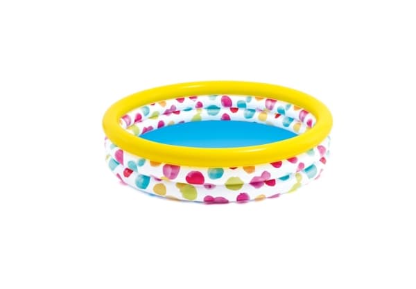 BASSENG INTEX RAINBOW OMBRE 3-RINGS 147X33 CM 330 L 2+