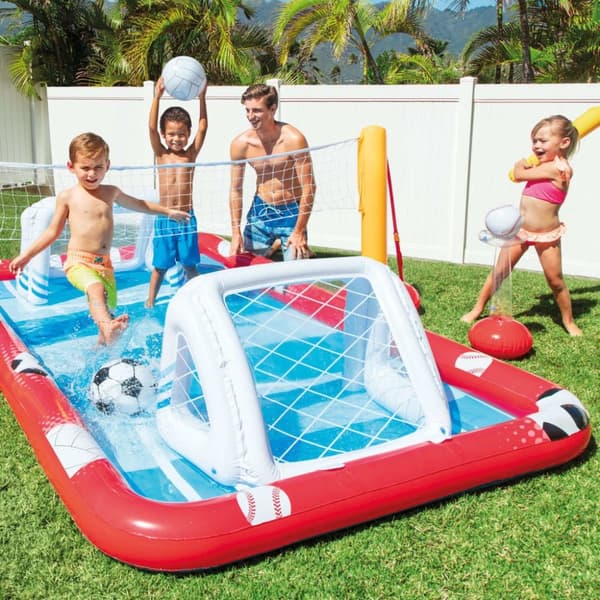 INTEX oppusteligt sportslegecenter 325x267x102 cm