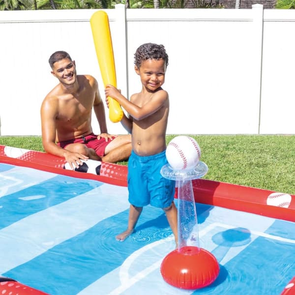 INTEX oppusteligt sportslegecenter 325x267x102 cm