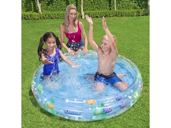 Bestway 51004, Oppblåsbart basseng, 282 l, Rund, 2 år, Vinyl, Flerfarget