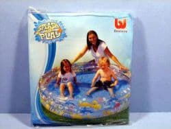 Bestway 51004, Oppblåsbart basseng, 282 l, Rund, 2 år, Vinyl, Flerfarget