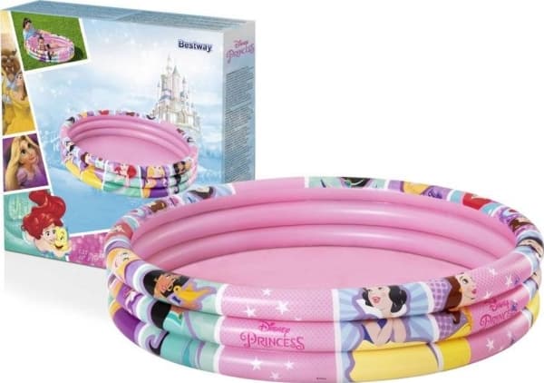Bestway 91047, Oppblåsbart basseng, 140 l, Rund, 2 år, Disney, Vinyl
