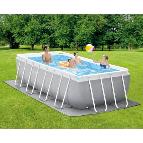 INTEX Pool set Prism Frame rektangulär 400x200x122 cm