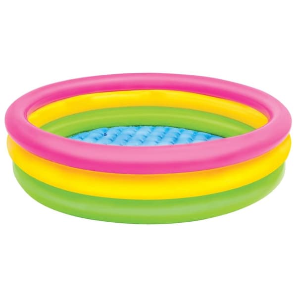 INTEX oppustelig pool Sunset 3 ringe 114x25 cm