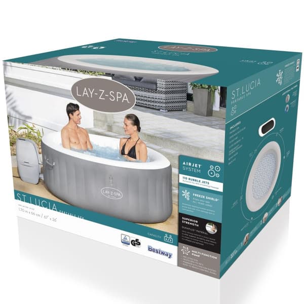 Lay-Z-Spa St.Lucia AirJet 1.70m x 66cm KAMPANJ